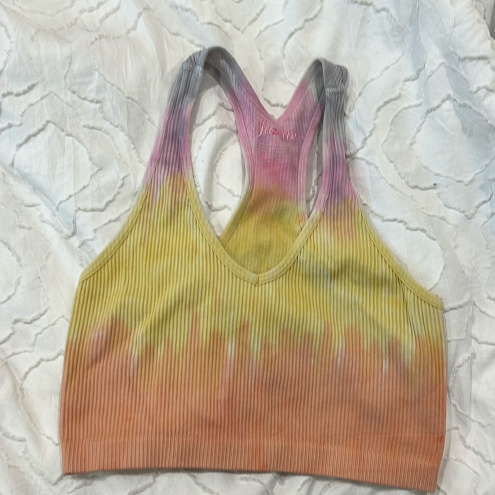rainbow crop top